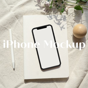 iPhone Mock up, Mobile Mockup, Digital Invitation Mockup PSD
