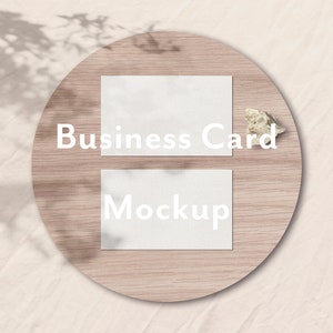 Business Card Mockup Brand Identity Mockup Stationery Mockup Styled Business Card Mockup