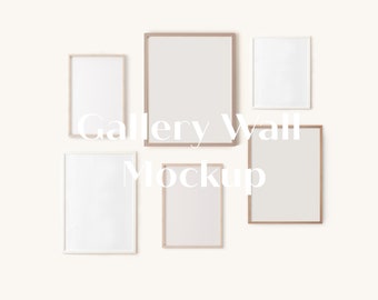 Framegalerij Wall Art Set Mockup met schaduwframeset Mockup PSD