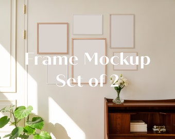 Frame Set Mockup Gallery Wall Art Mockup Poster Mock up