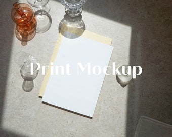 A4 Print Mockup Document Mockup Poster, Uitnodiging, Branding, Flyer, CV Mockup
