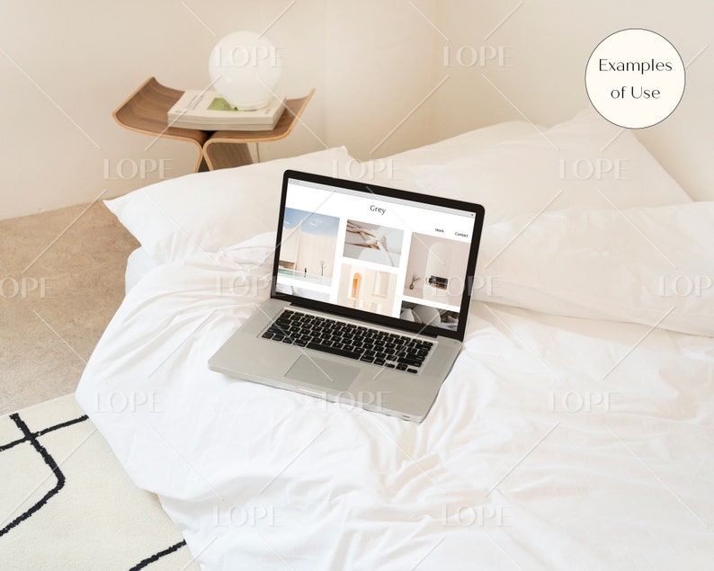 Laptop Screen Mockup PSD MacBook Website Mockup image 5