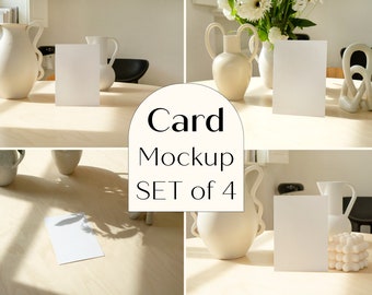 Maqueta de tarjeta de 5x7, maqueta de impresión, invitación, papelería de boda, maqueta de marca