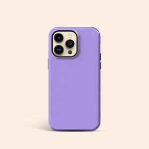 Violet Purple Phone Case, Lilac Purple iPhone 13 Case, iPhone 12 Case, iPhone 11 Case, iPhone XR Case, Galaxy S22 Case, Pixel Case