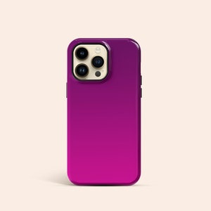 Magenta Gradient iPhone 13 Case, Fuchsia iPhone Case, Pink iPhone 12 Case, Purple Gradient iPhone 11 Case, Pink Gradient iPhone X Case
