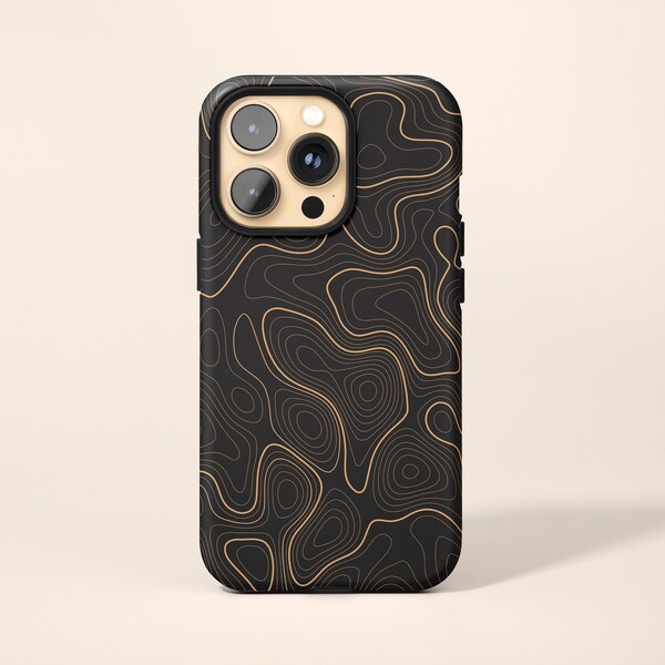 Topographic Map Phone Case Smoky Mountains Etsy