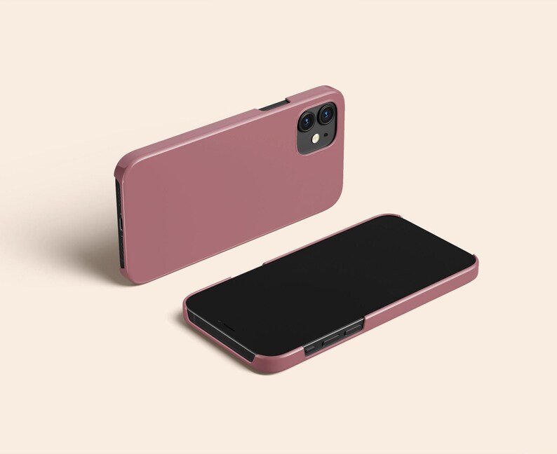 Rose Pink Phone Case, Dusty Pink iPhone 14 Case, Minimalistic iPhone 13 Case, Blush iPhone 12 Case, iPhone 11 Case, Galaxy S23 Case image 6