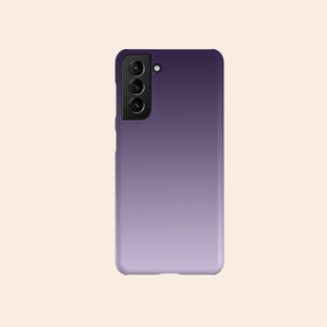 Lila Ombre Handyhülle, Hard Shell Schutzhülle mit Farbverlauf Bild 8