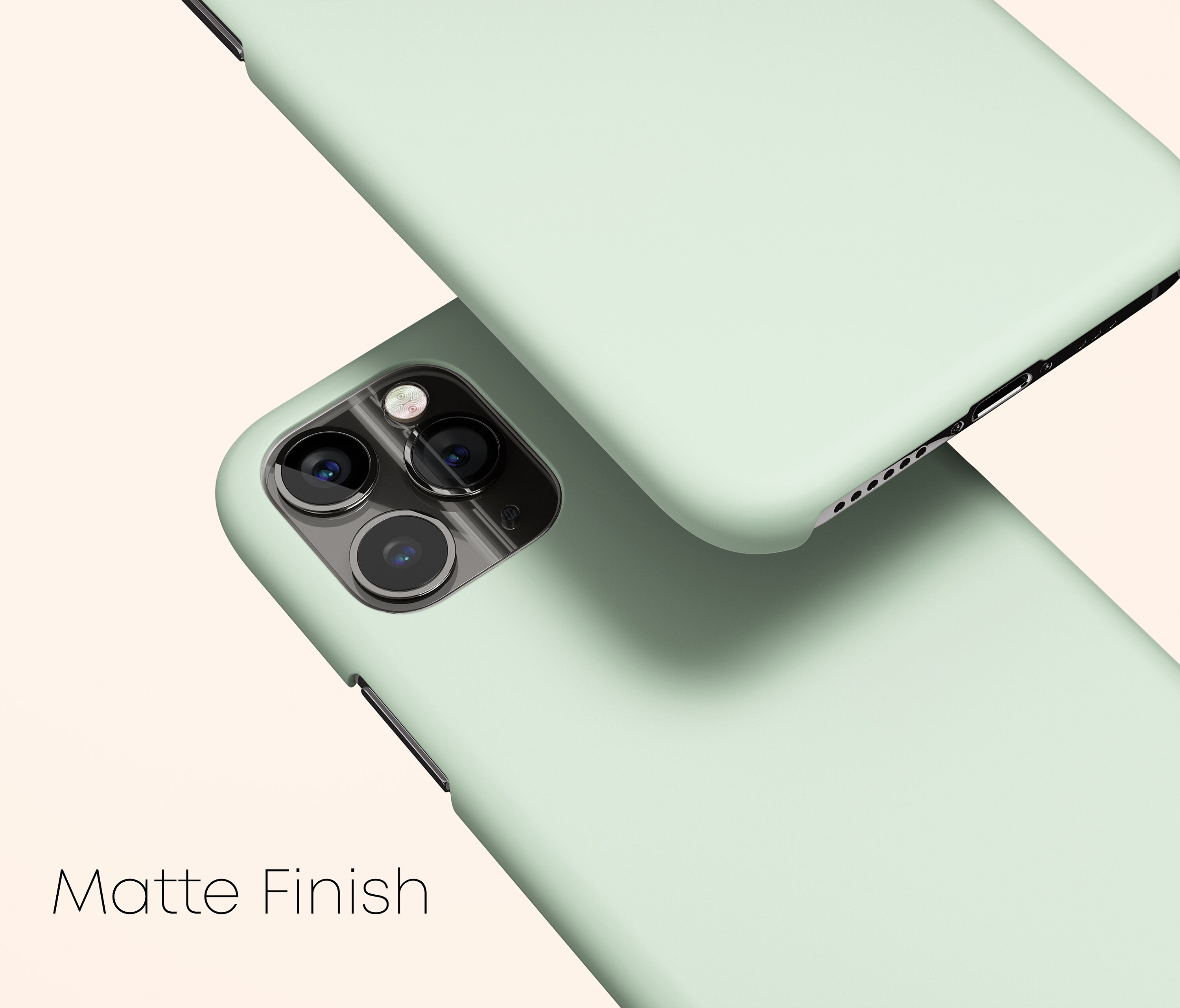 Dusty Mint Green Phone Case Light Green Iphone 13 Case Pale Etsy