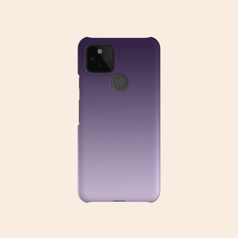Lila Ombre Handyhülle, Hard Shell Schutzhülle mit Farbverlauf Bild 7