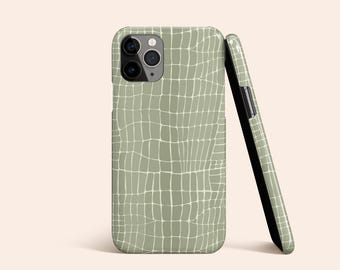 Mobilskal med reptilfläckar, abstrakt ormskinnsdesign, skyddande hårt skal