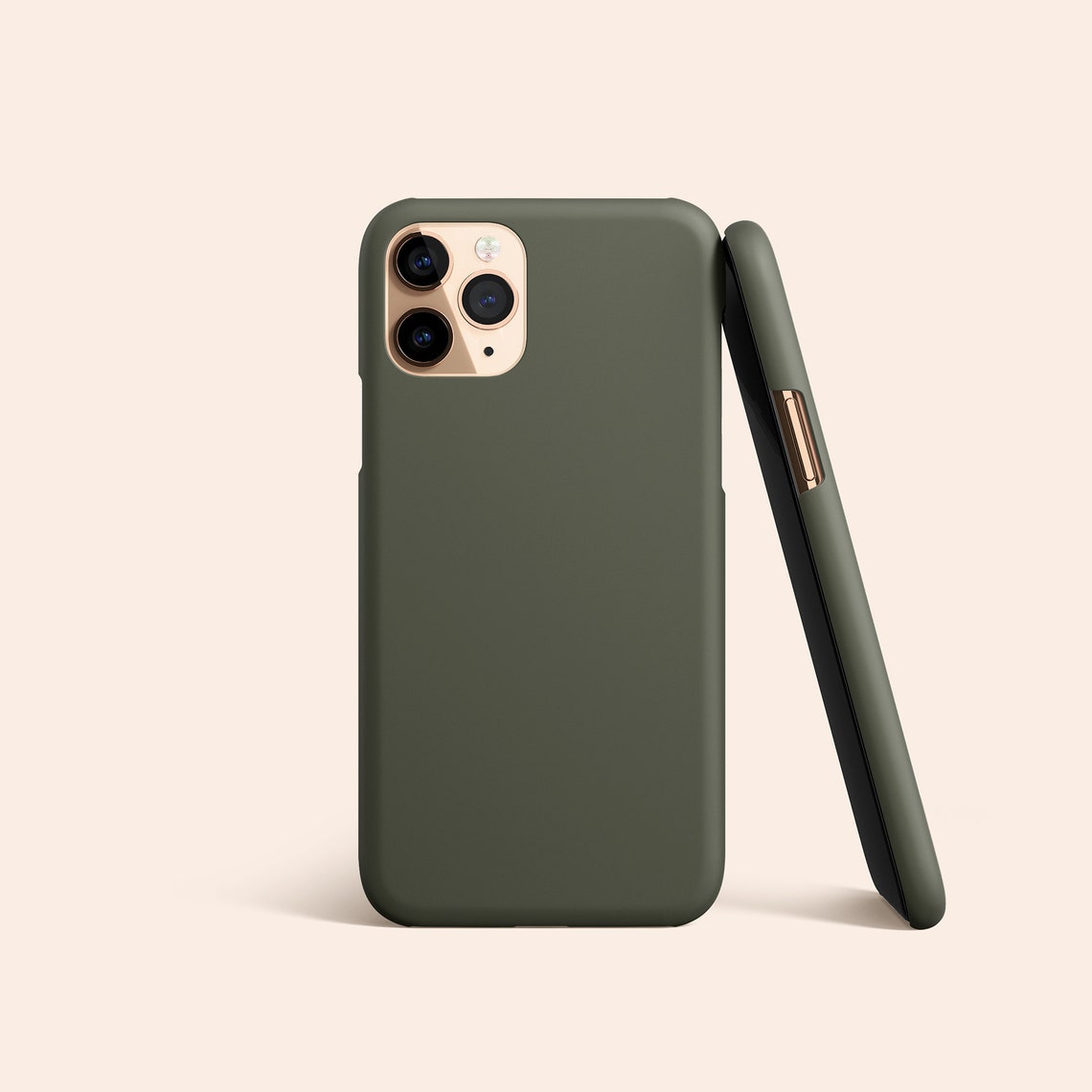 Olive Green Iphone 12 Case Olive Green Iphone 12 Pro Case Etsy