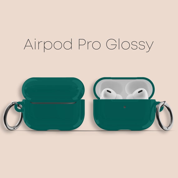Teal Airpods Pro Case Green Airpods Case Tropical Green Protective Hard Cover for Apple Airpods With Carabiner Keychain 1st Gen 2nd Gen Etsy
