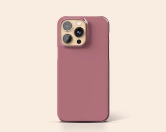 Rose Pink Phone Case, Dusty Pink iPhone 14 Case, Minimalistic iPhone 13 Case, Blush iPhone 12 Case, iPhone 11 Case, Galaxy S23 Case