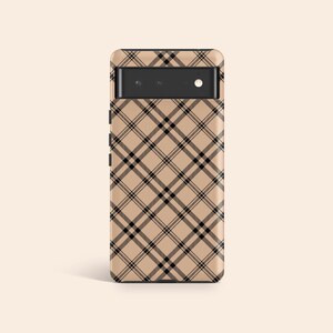Capa xadrez marrom para celular, capa xadrez para iPhone 14, capa estilo preppy para iPhone 13, capa para iPhone 12 com tema outono, capa para iPhone 11 com tema outono, Galaxy S23, Pixel 7 imagem 8