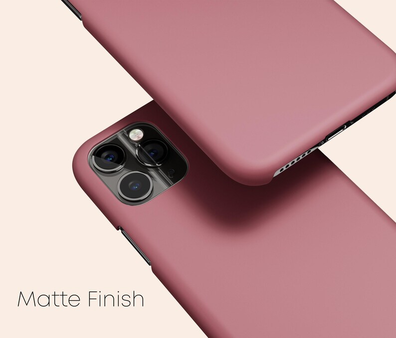 Rose Pink Phone Case, Dusty Pink iPhone 14 Case, Minimalistic iPhone 13 Case, Blush iPhone 12 Case, iPhone 11 Case, Galaxy S23 Case image 4