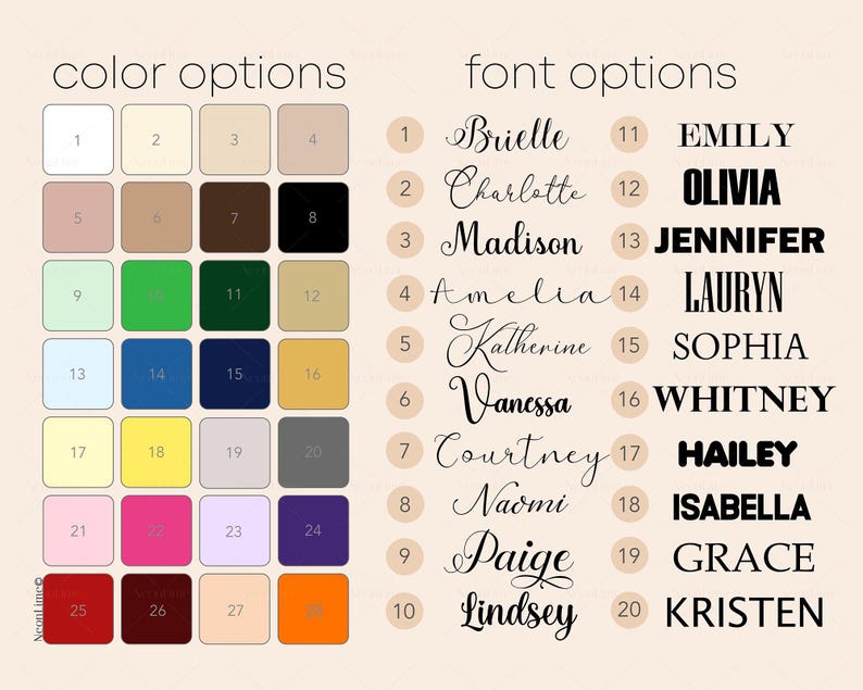 the font options for the font options for the font options