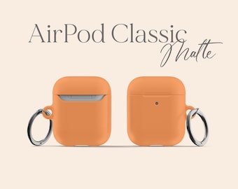 カンタロープオレンジ AirPods Pro ケース ソリッドオレンジ AirPods