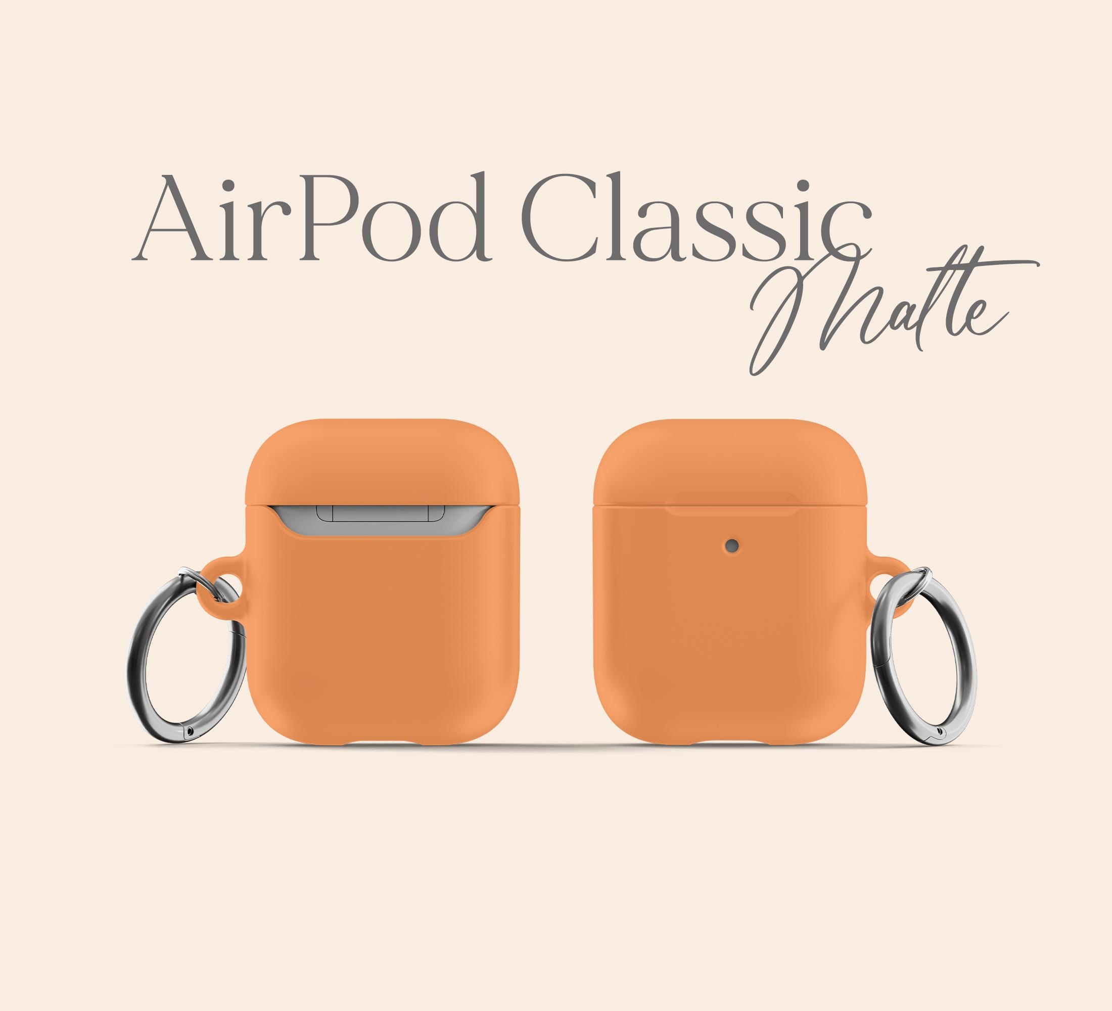カンタロープオレンジ AirPods Pro ケース ソリッドオレンジ AirPods