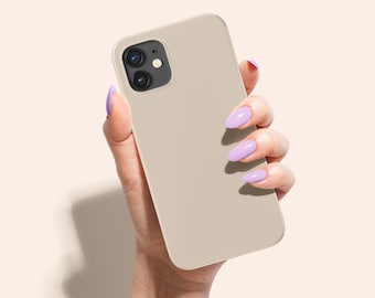 Sand Beige Phone Case, iPhone 13 Case, iPhone 12 Case, iPhone 11 Case,  iPhone X XR XS Case, Samsung Galaxy Case, Google Pixel Case