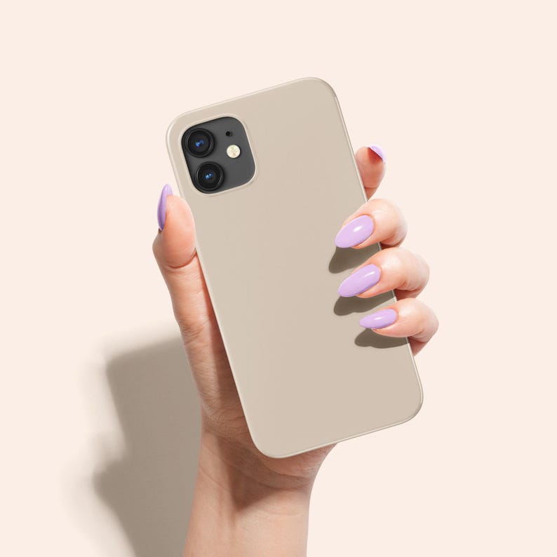 Sand Beige Phone Case, iPhone 13 Case, iPhone 12 Case, iPhone 11 Case, iPhone X XR XS Case, Samsung Galaxy Case, Google Pixel Case image 1