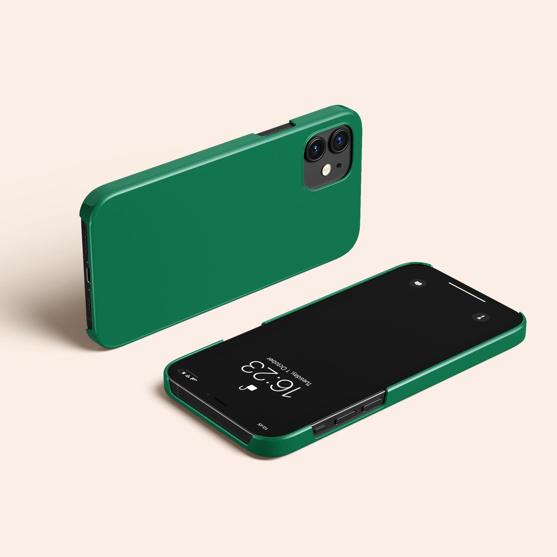 Green Iphone Case Kelly Green Iphone 12 Case Green Iphone 11 Etsy