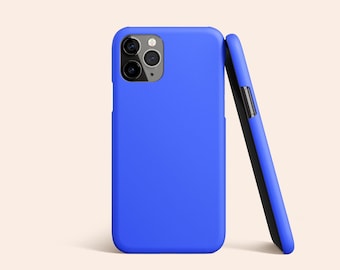 Ultra Blue Phone Case, Blue iPhone 12 Pro Case, Bright Blue iPhone 11 Case, Solid Blue iPhone X Case, Blue Galaxy S21 Case, iPhone XR Case