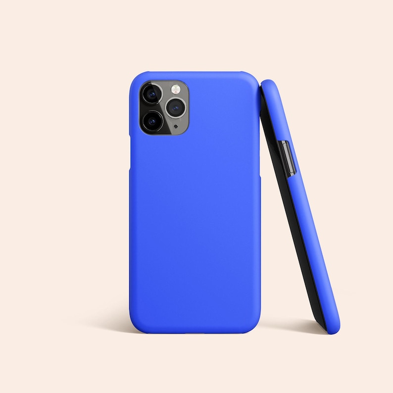 Ultra Blue Phone Case, Blue iPhone 12 Pro Case, Bright Blue iPhone 11 Case, Solid Blue iPhone X Case, Blue Galaxy S21 Case, iPhone XR Case image 1