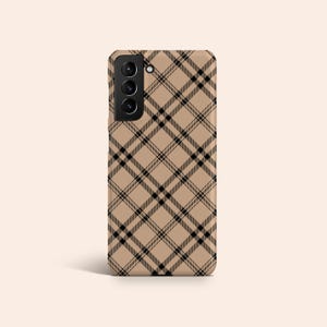 Capa xadrez marrom para celular, capa xadrez para iPhone 14, capa estilo preppy para iPhone 13, capa para iPhone 12 com tema outono, capa para iPhone 11 com tema outono, Galaxy S23, Pixel 7 imagem 7