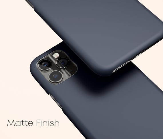 スチールブルーのスマホケース、ミッドナイトブルーのiPhone 13ケース