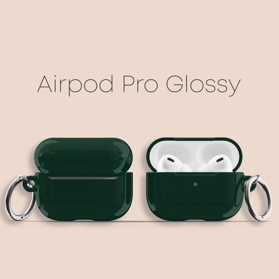 Estuche verde oscuro para AirPods Pro Estuche para AirPods verde bosque Estuche  protector para Apple AirPods con llavero con mosquetón 1ra generación 2da  generación -  México