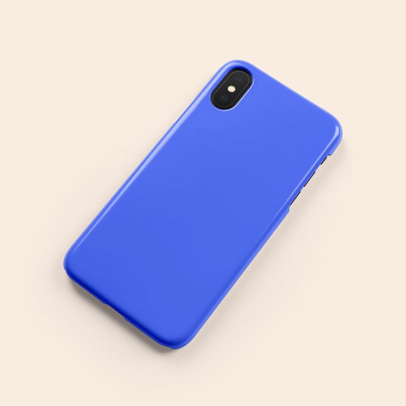 Ultra Blue Phone Case, Blue iPhone 12 Pro Case, Bright Blue iPhone 11 Case, Solid Blue iPhone X Case, Blue Galaxy S21 Case, iPhone XR Case image 4