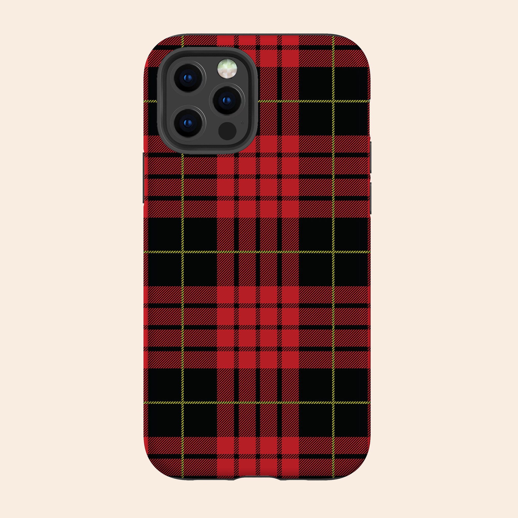 Red Plaid Iphone 13 Case Tartan Iphone 12 Case Red Kilt Etsy