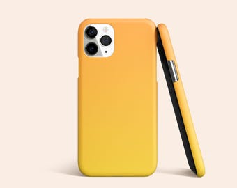Mango Gelb Handyhülle, Ombre Hartschalen Handyhülle