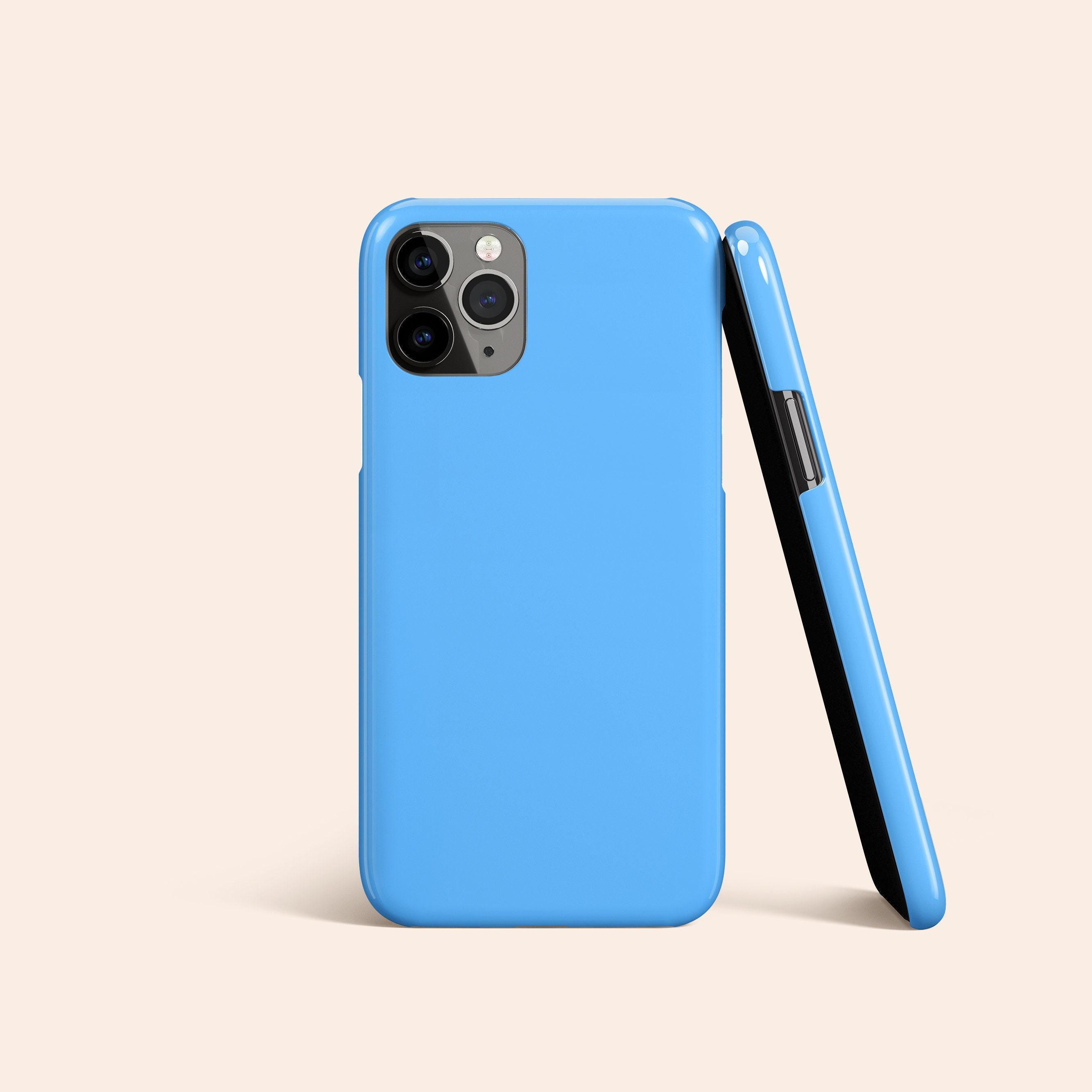 Sky Blue Phone Case, Azure Blue iPhone 13 Case, iPhone 12 Pro Case