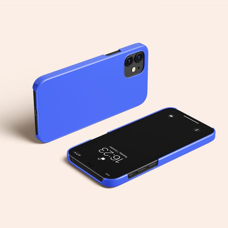 Ultra Blue Phone Case, Blue iPhone 12 Pro Case, Bright Blue iPhone 11 Case, Solid Blue iPhone X Case, Blue Galaxy S21 Case, iPhone XR Case image 6