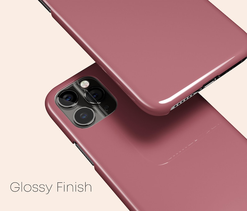 Rose Pink Phone Case, Dusty Pink iPhone 14 Case, Minimalistic iPhone 13 Case, Blush iPhone 12 Case, iPhone 11 Case, Galaxy S23 Case image 3