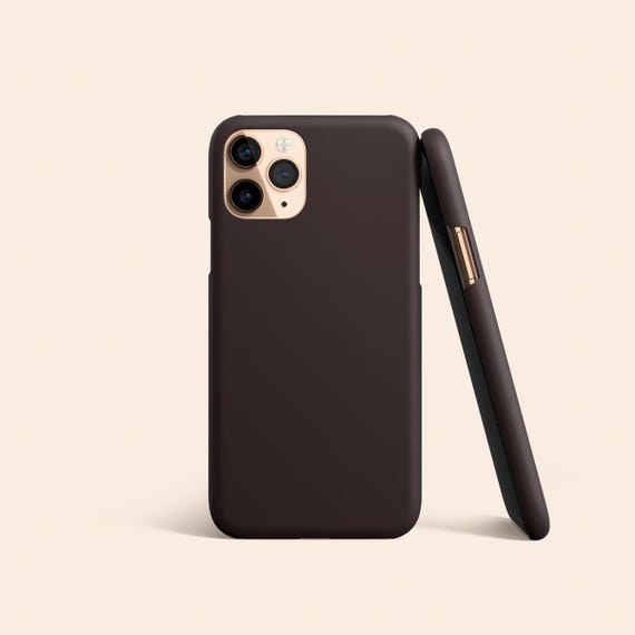 Dark Chocolate Brown iPhone 13 Case, Brown iPhone 12 Case Dark Chocolate Brown iPhone 13 Case, Brown iPhone 12 Case