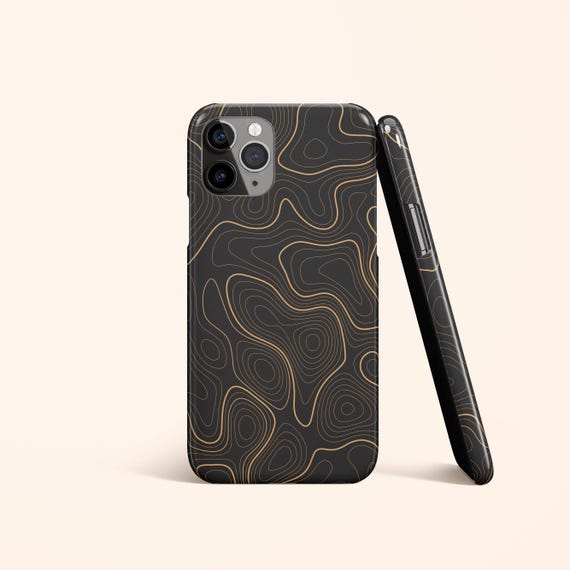 CLANE -  CLANE×Topologie iPHONE12 CASE BLACK Iphone Looped fabric Case Black