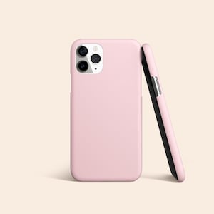Custodia per telefono rosa perfetta, custodia rosa chiaro per iPhone 13, custodia rosa pastello per iPhone 12, custodia per iPhone 11, custodia per iPhone X, XR, XS, custodia per Galaxy S21