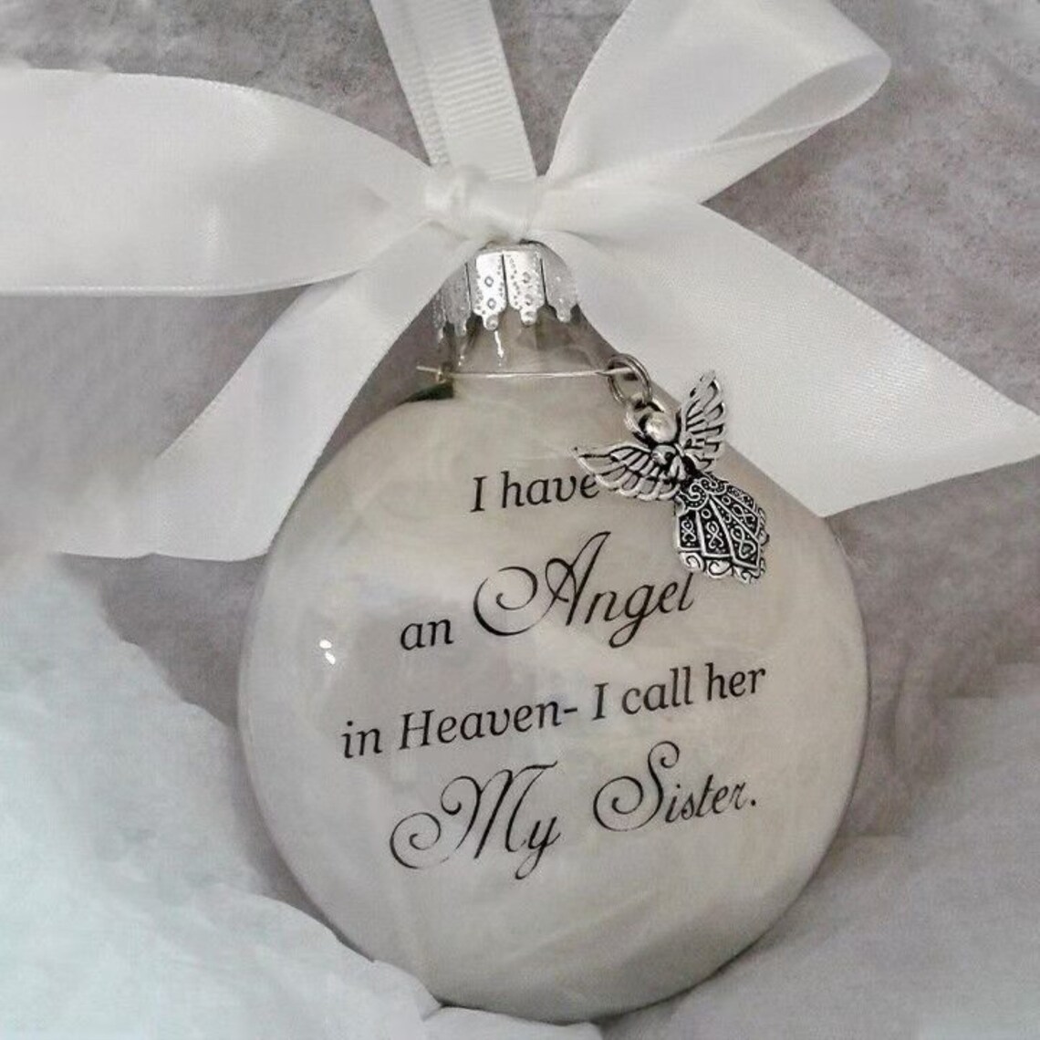 In Memory Ornament I Have an Angel in Heaven I Call  Etsy