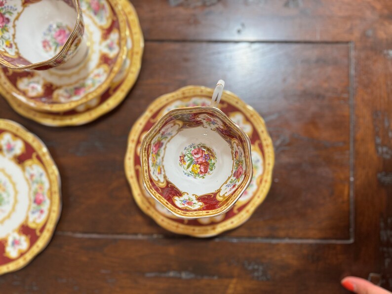 Royal Albert Lady Hamilton Tea Trio Etsy