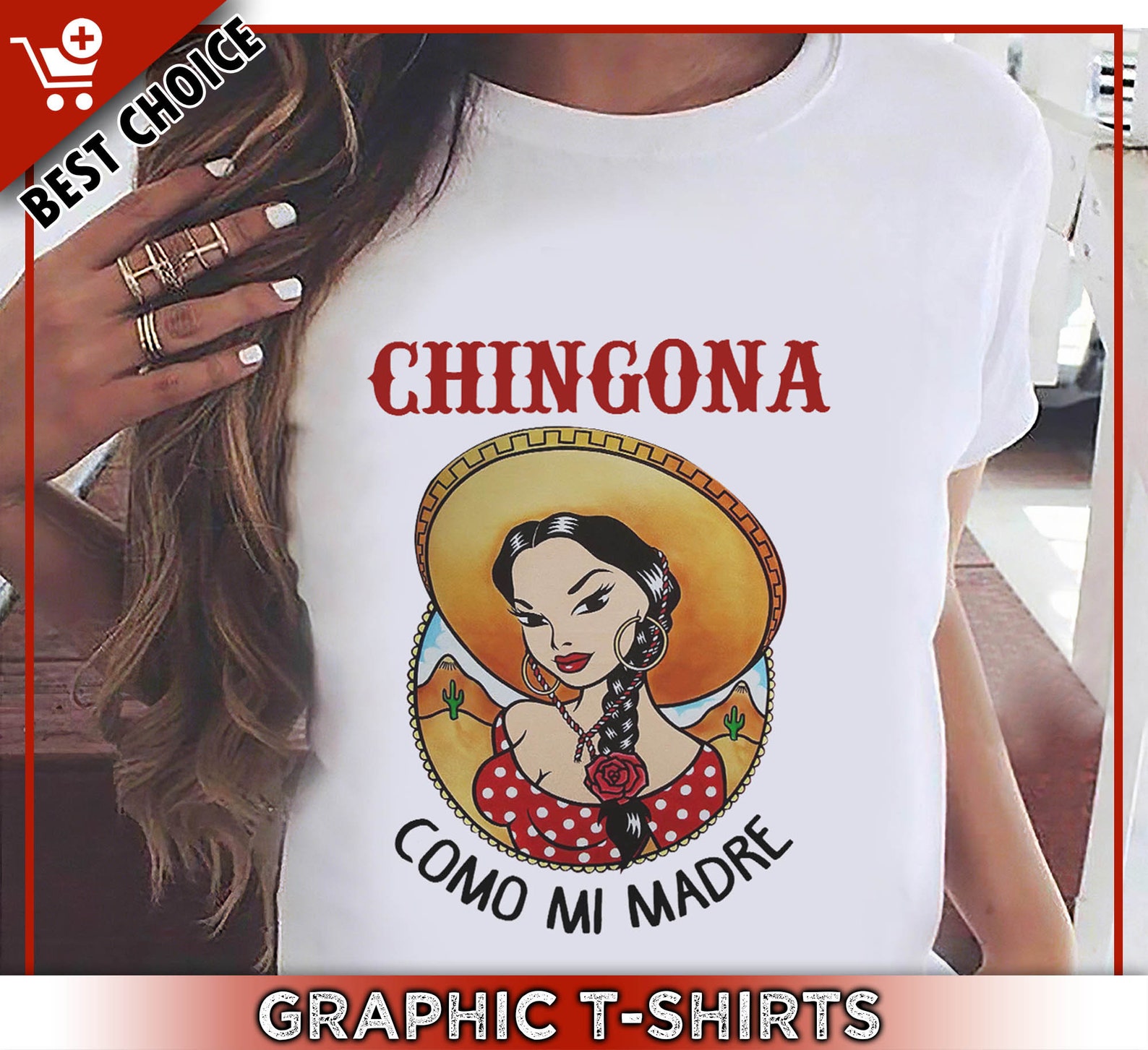 Chingona Como mi Madre T-Shirt T-Shirt Idea Gift Chingona | Etsy