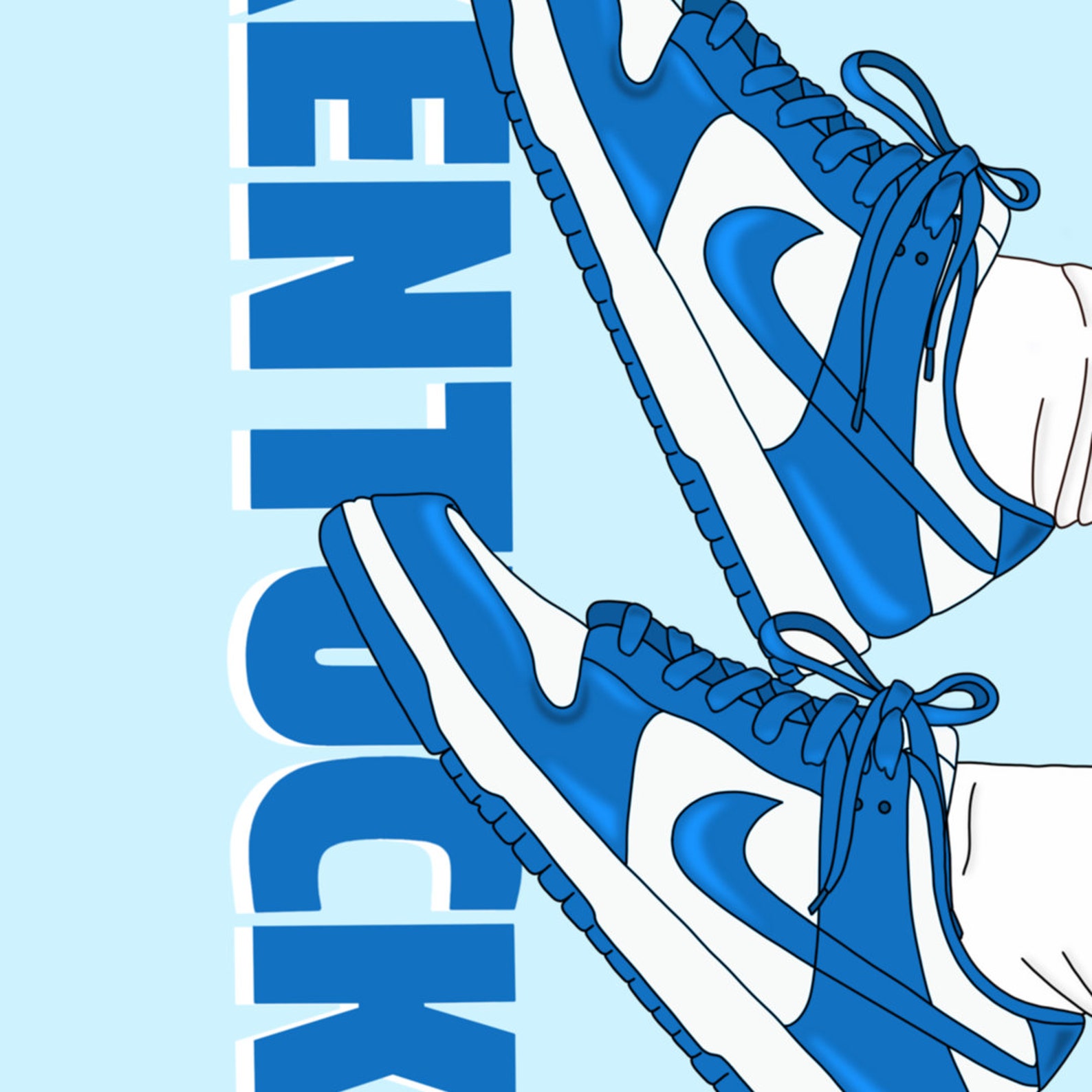 Poster Nike Dunk Low SP Kentucky | Etsy