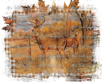 Deer Sublimation Design, Hunting PNG Design, Printable Design, Digital Design, Deer Hunting Sublimation Design, Hunting Life Sublimation PNG