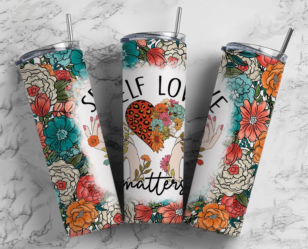 Mental Health Matters Tumbler Wrap, Mental Health PNG Design, 20 Oz ...