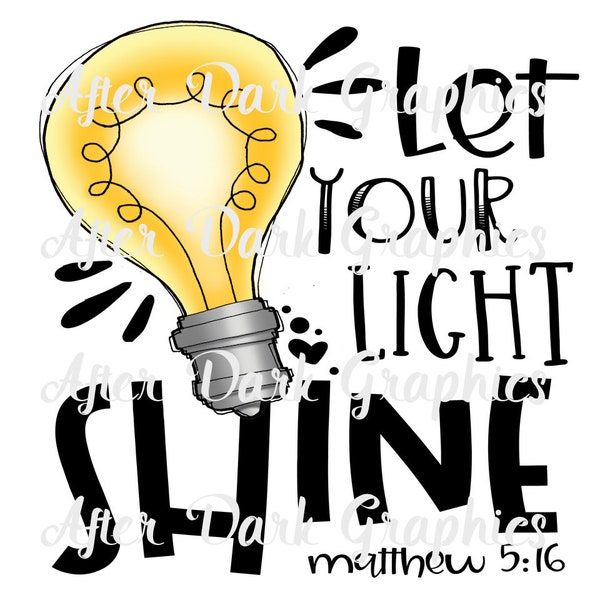 Let Your Light Shine - Etsy