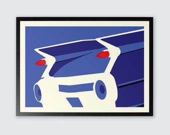 Stampa artistica Cadillac.