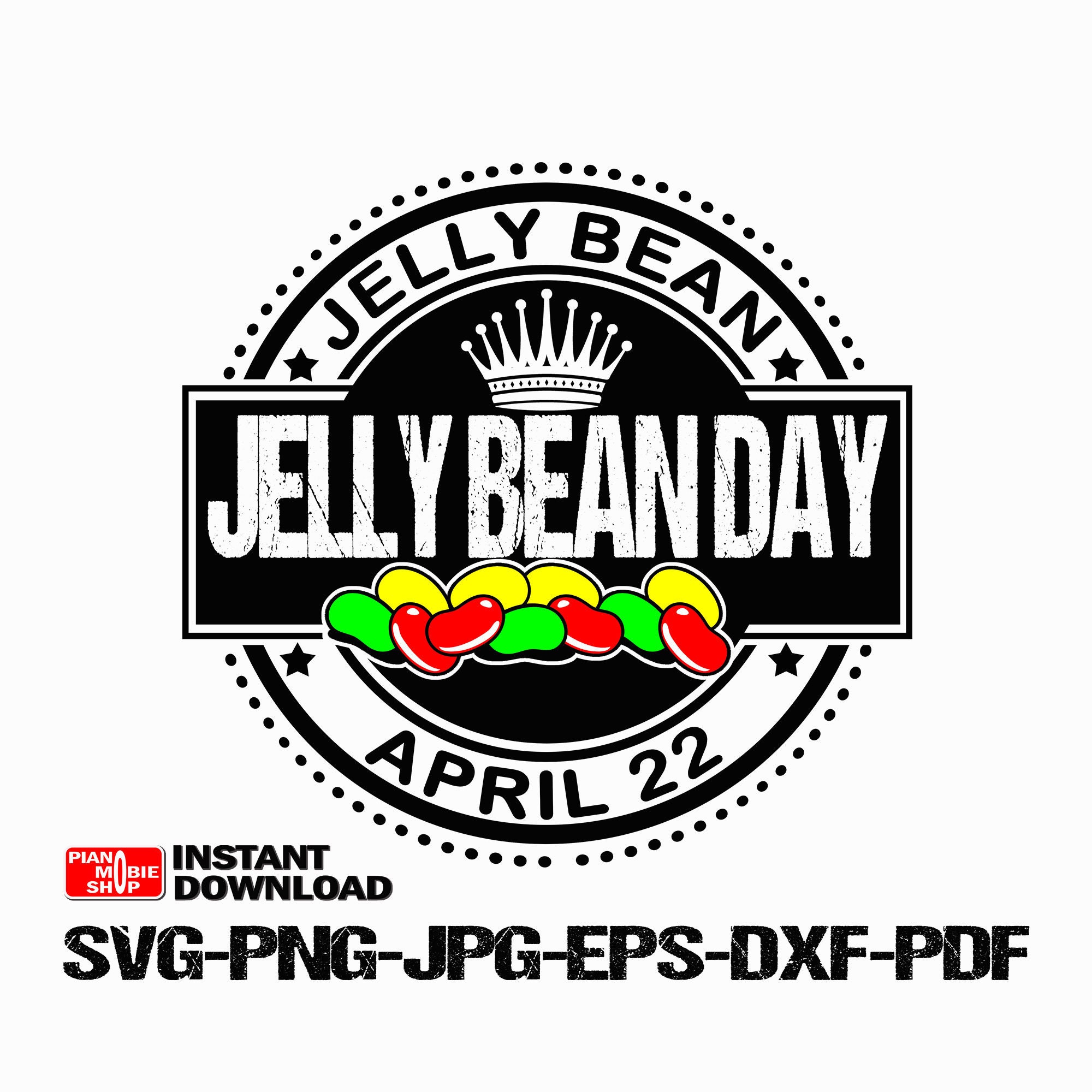 Jelly Bean Sweetie DIGITAL Svg Cut File Jelly Bean svg Etsy