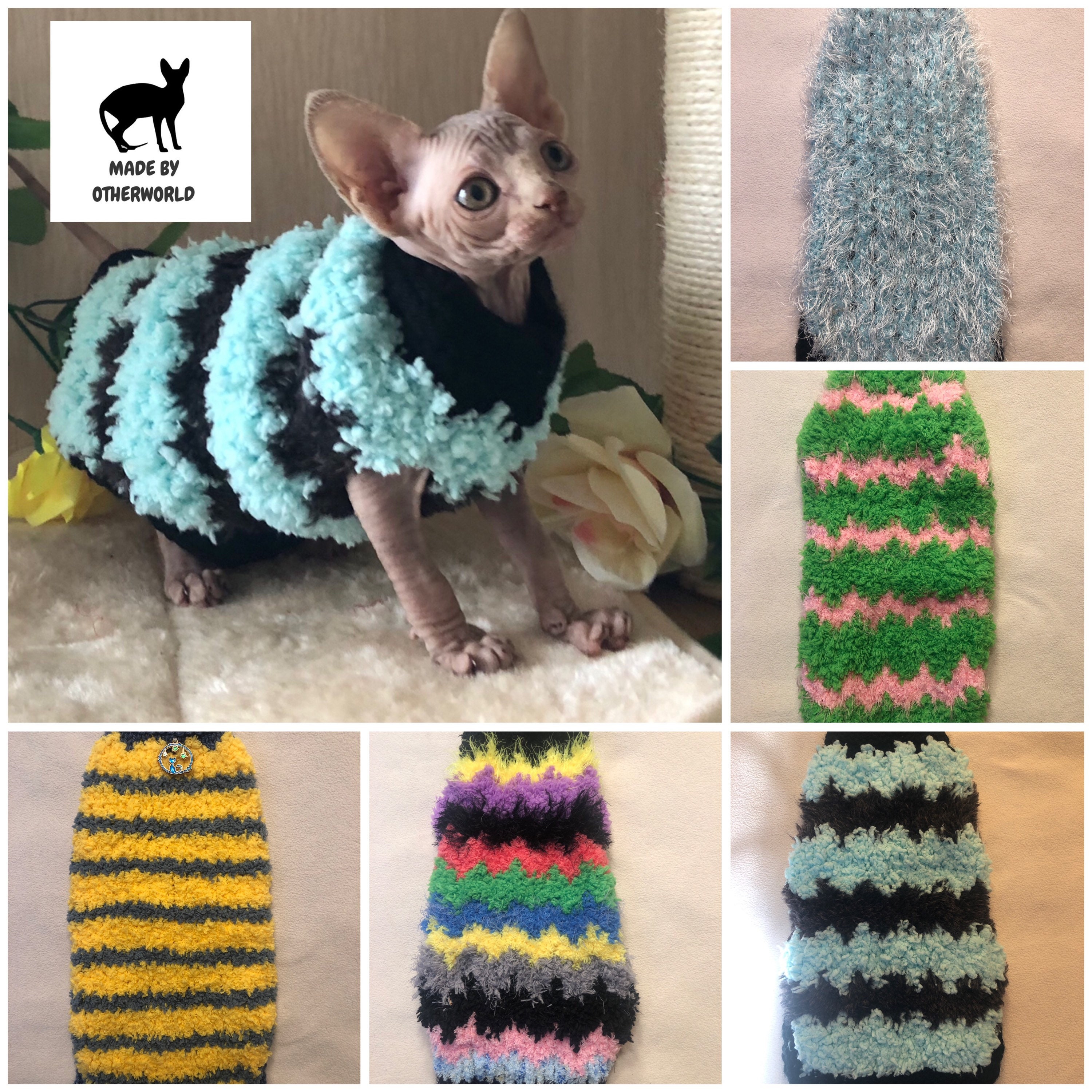 Cat Sweater - Etsy UK